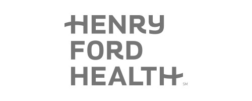 Henry Ford Health logo, monochrome