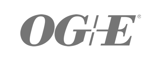 OG+E logo, monochrome