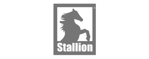 Stallion logo, monochrome