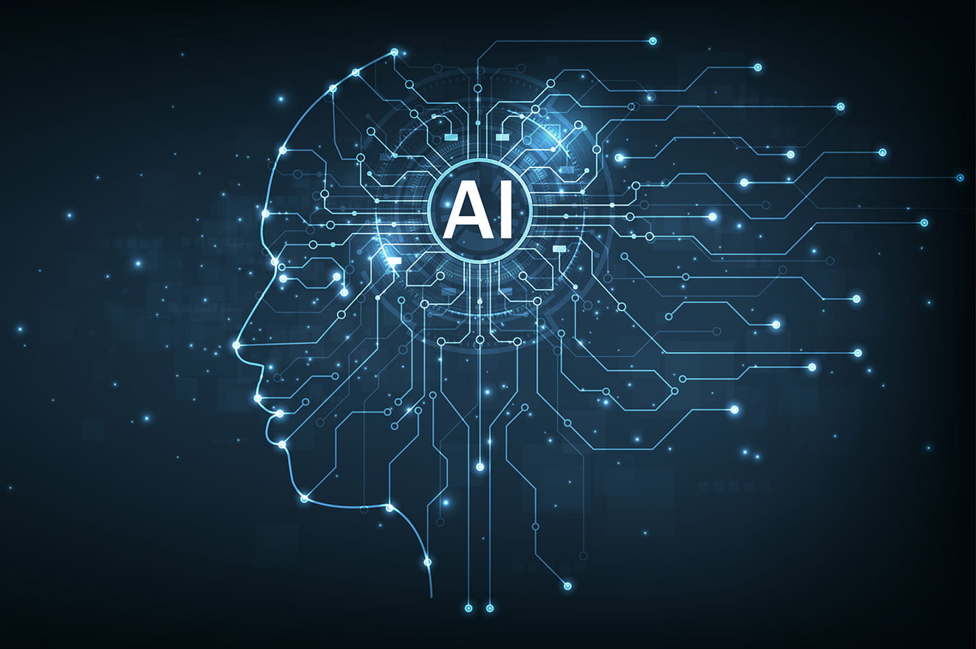 AI, circuitry, machine learning, AI brain.